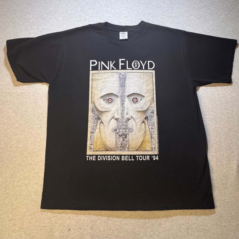 Port & Company Pink Floyd The Division Bell Tour 94 Black T-Shirt XL